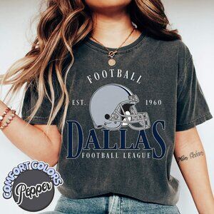 Dallas Football Heritage Style Comfort Colors T-Shirt 166